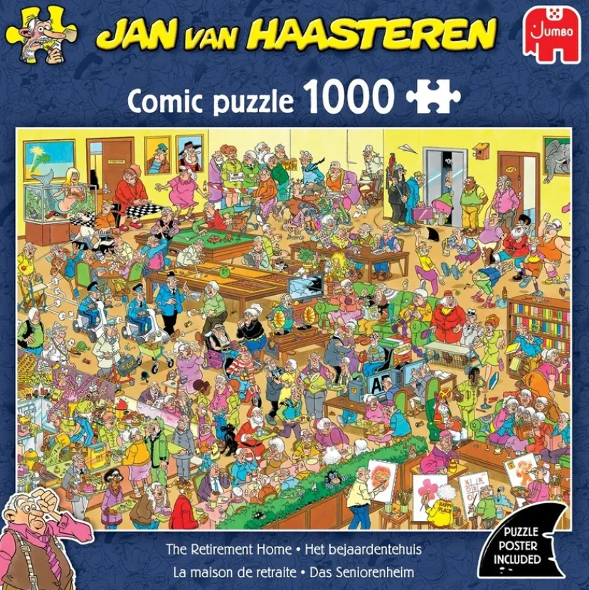 Puslespil JvH The Retirement Home 1000 brikker>Jan Van Haasteren Clearance