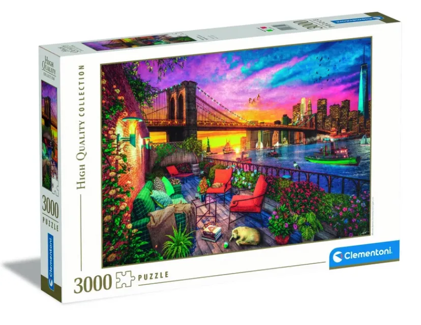 Puslespil Manhattan balcony 3000 brikker>Clementoni Best