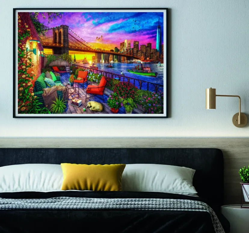 Puslespil Manhattan balcony 3000 brikker>Clementoni Best
