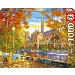 Puslespil Notre Dame In Autumn 1000 brikker>Educa Clearance