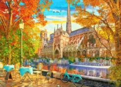 Puslespil Notre Dame In Autumn 1000 brikker>Educa Clearance