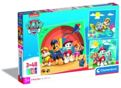 Puslespil Paw Patrol 3x48 brikker>Clementoni Clearance