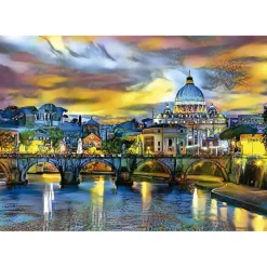 Puslespil Peters Basilica & Angelo Bridge 1500 Brikker>Educa Outlet
