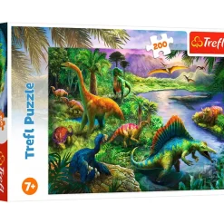 Puslespil Predatory dinosaurs 200 brikker>TREFL
