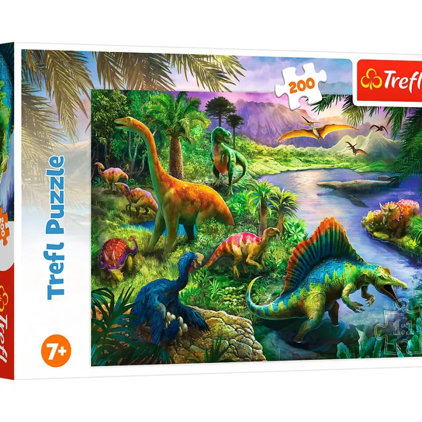 Puslespil Predatory dinosaurs 200 brikker>TREFL