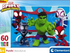 Puslespil Spidey And His Amazing Friends 60 brikker>Clementoni Clearance