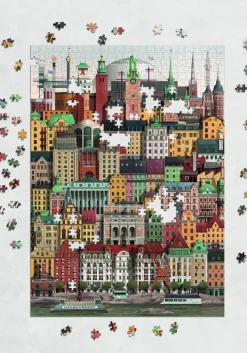 Puslespil stockholm 1000 brikker><noscript><img width=