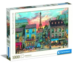 Puslespil Streets of Paris 1000 brikker>Clementoni Discount