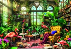 Puslespil The Greenhouse Library 1000 brikker>Clementoni Sale