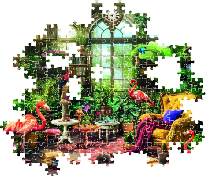 Puslespil The Greenhouse Library 1000 brikker>Clementoni Sale