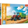 Puslespil Tractor with trailer 100 brikker>TREFL