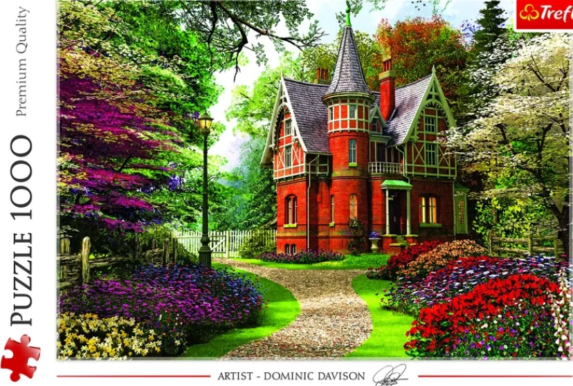 PUSLESPIL Victorian cottage 1000 brikker>Trefl Outlet
