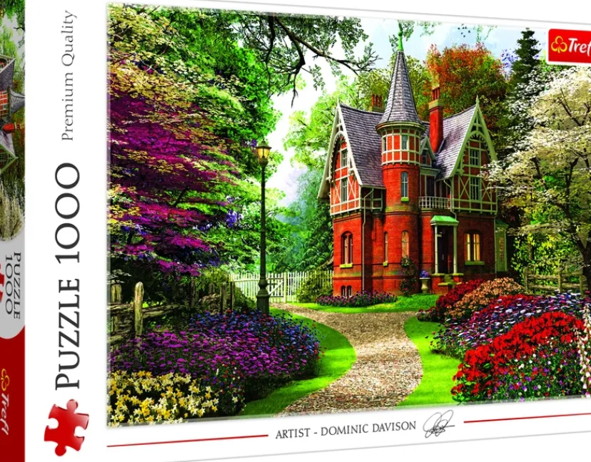 PUSLESPIL Victorian cottage 1000 brikker>Trefl Outlet