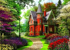 PUSLESPIL Victorian cottage 1000 brikker><noscript><img width=