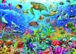 Puslespil Tropical Fantasy Turtles 1000 brikker>Educa Hot
