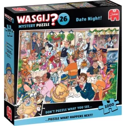 Puslespil Mystery 26 date night! 1000 brikker>Wasgij Discount