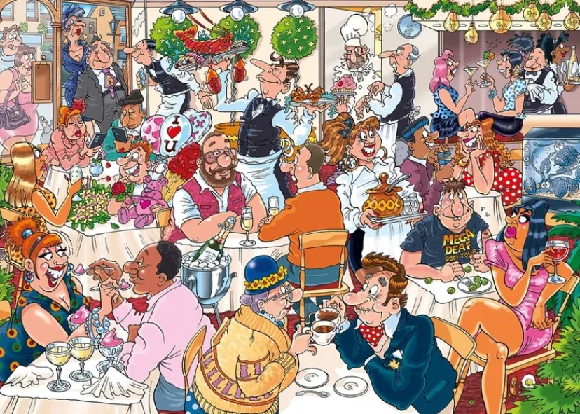 Puslespil Mystery 26 date night! 1000 brikker>Wasgij Discount