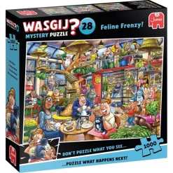 Puslespil Mystery 28 Feline Frenzy! 1000 brikker>Wasgij Sale
