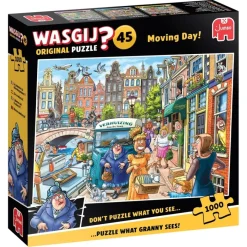 Puslespil Original 45 Moving Day! 1000 brikker>Wasgij Clearance