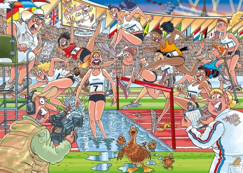 Puslespil Original 44 Summer Games! 1000 brikker>Wasgij Sale