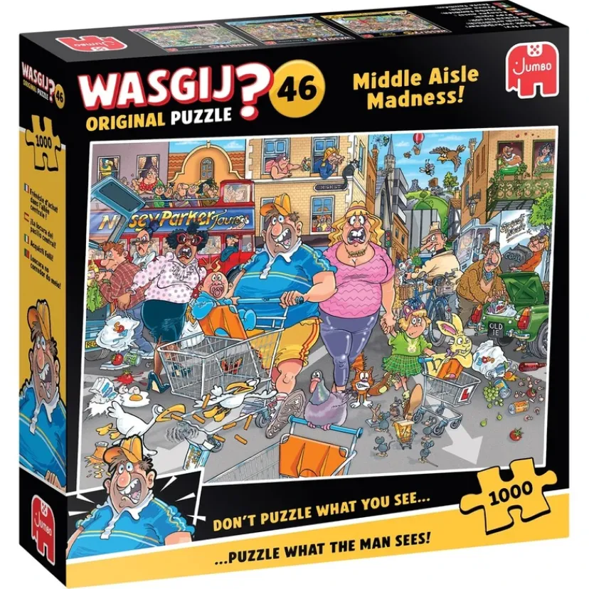 Puslespil Original 46 Middle Aisle Madness! 1000 brikker>Wasgij