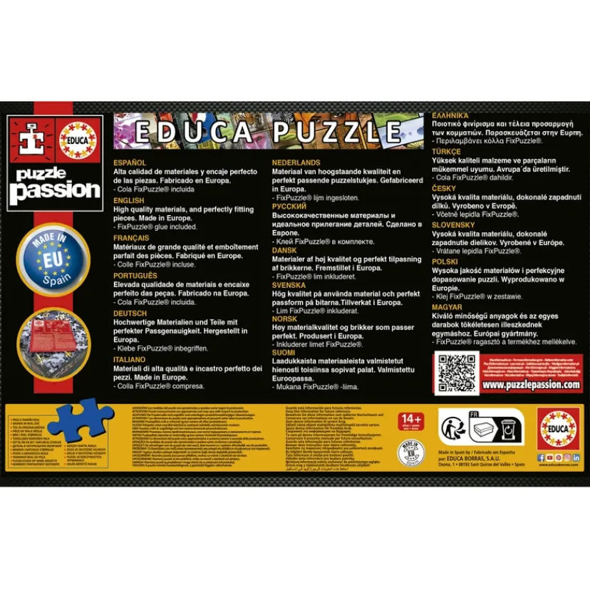 Puslespil wonderful bookshop 1000 brikker>Educa Discount