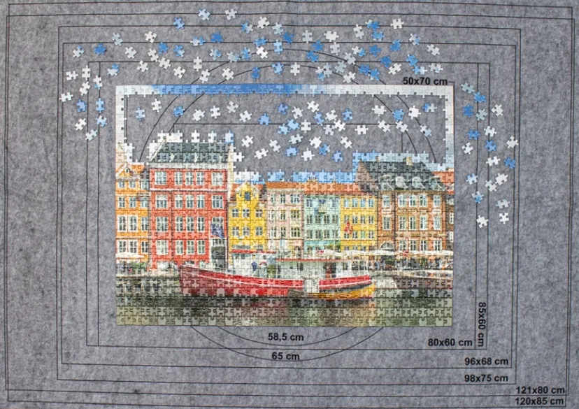 stæppe 130x89cm>Puslespil Outlet