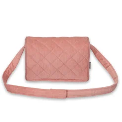 Pusletaske i fløjl, rosa><noscript><img width=