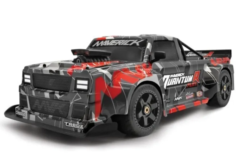 QuantumR Race Truck Body (Black/Red)>Maverick RC Best