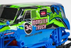 RC Monster Truck 1:20 2,4GHz, blå/grøn><noscript><img width=