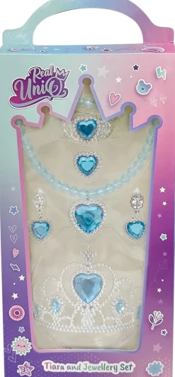 Real UniQ smykkesæt med tiara ass> Sale