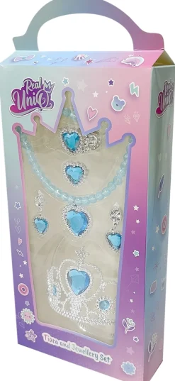 Real UniQ smykkesæt med tiara ass><noscript><img width=