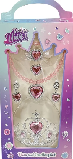 Real UniQ smykkesæt med tiara ass><noscript><img width=