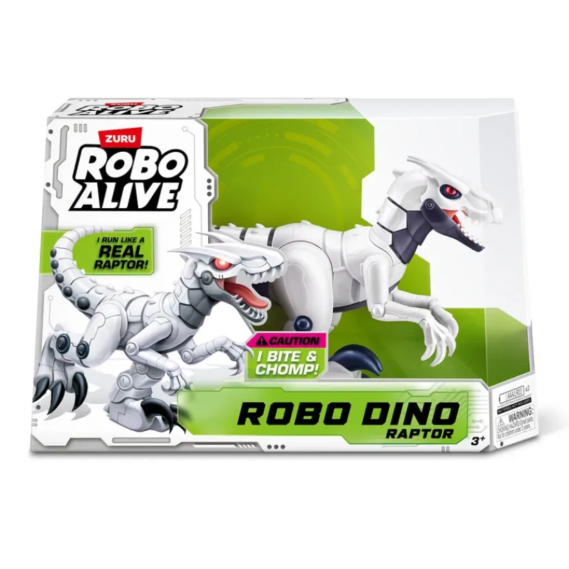 Robo Alive Raptor dino hvid>