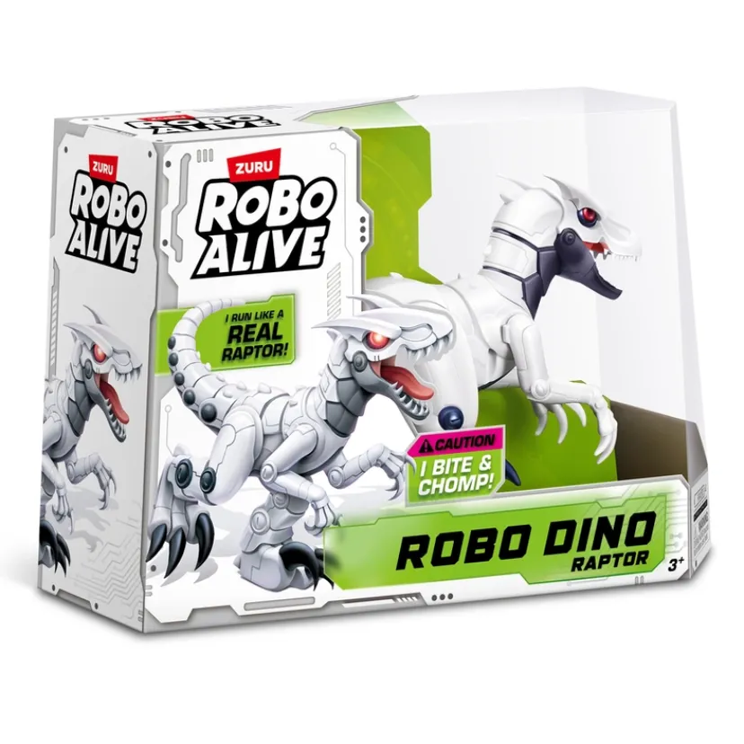 Robo Alive Raptor dino hvid>