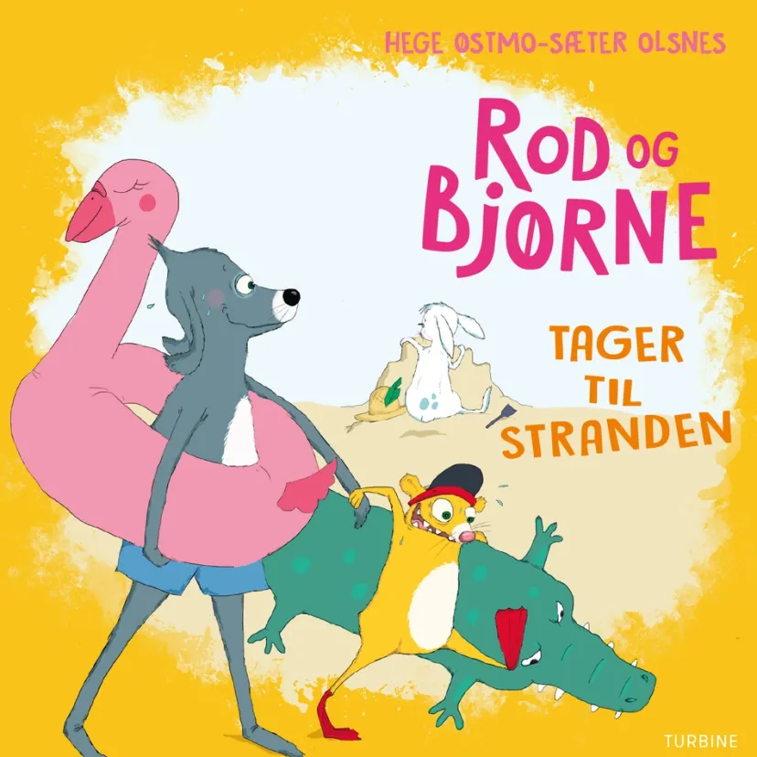 Rod og Bjørne tager til stranden> New