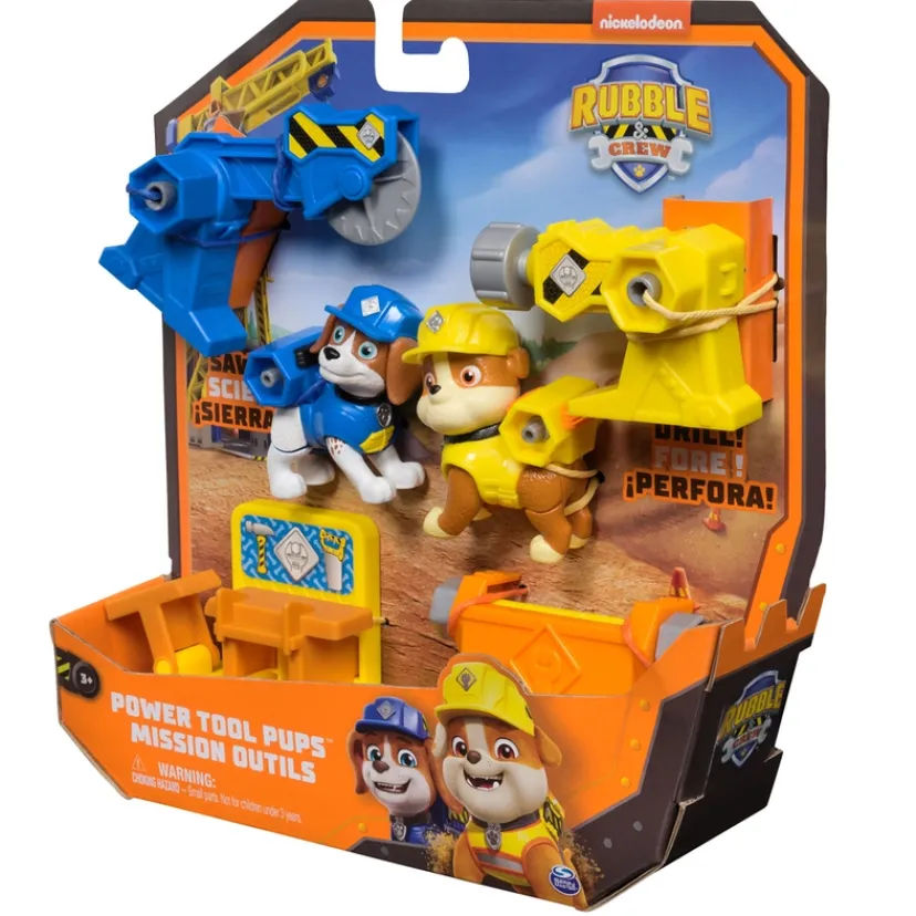 Rubble & Crew Power Tool Pups 2 Pak>Paw Patrol New