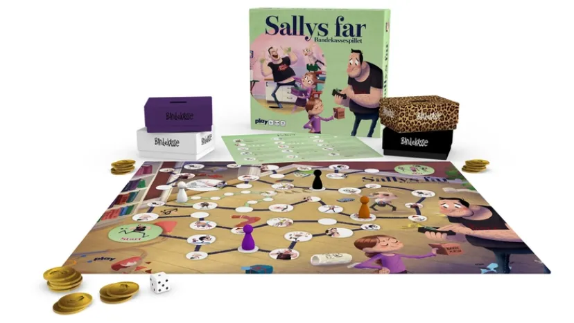 Sallys far - Bandekasselet>Spil Hot