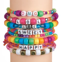 SHIMMER N SPARKLE ABC FASHION BEAD BRACELETS><noscript><img width=