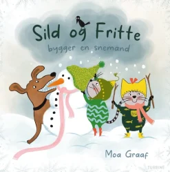 Sild og Fritte bygger en snemand> Outlet