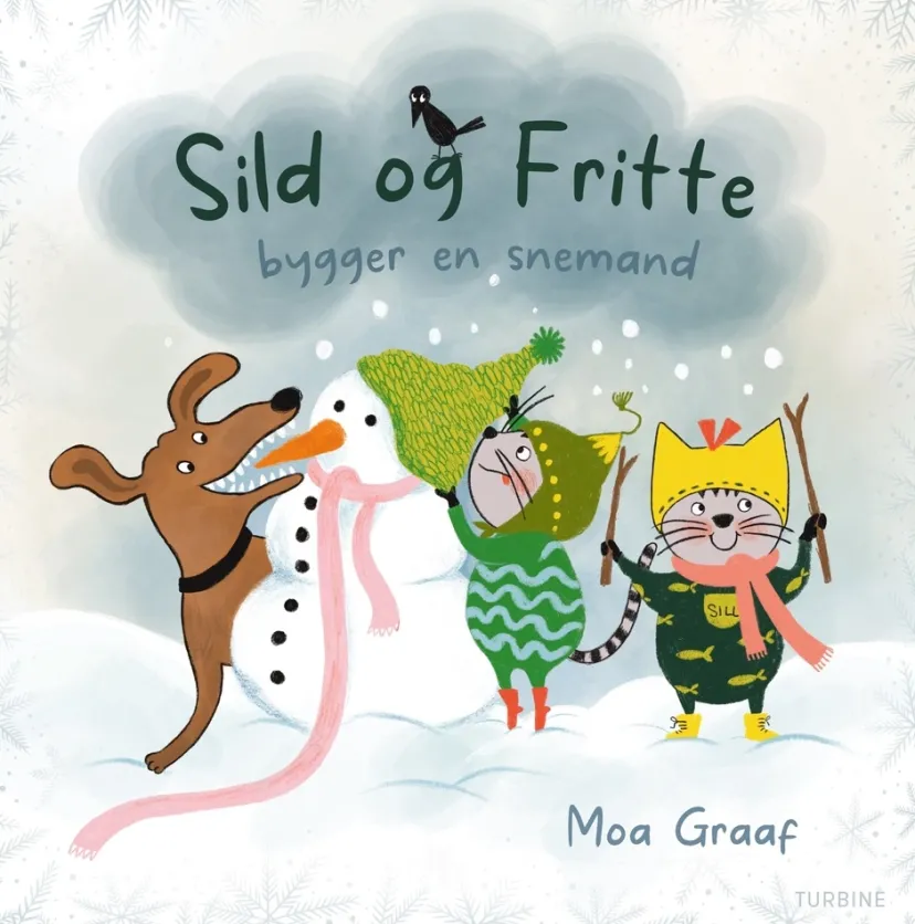 Sild og Fritte bygger en snemand> Outlet