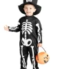 Skelet kostume str. 3-4 år> Sale
