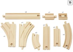 Skinnesæt 16 dele><noscript><img width=