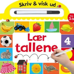 Skriv og visk ud - Lær tallene> Sale