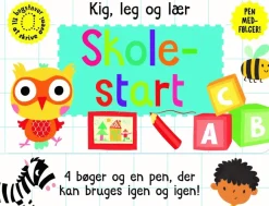 Skriv og visk ud - Skolestart (kuffert med 4 bøger og pen)> Clearance