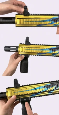 Sniper riffel med kikkert 74 cm><noscript><img width=