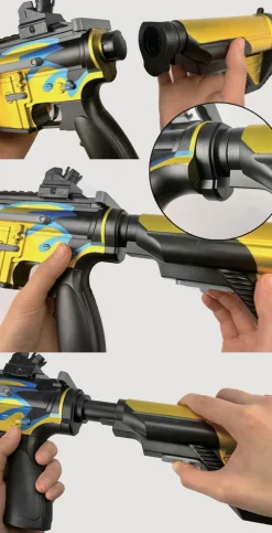 Sniper riffel med kikkert 74 cm><noscript><img width=