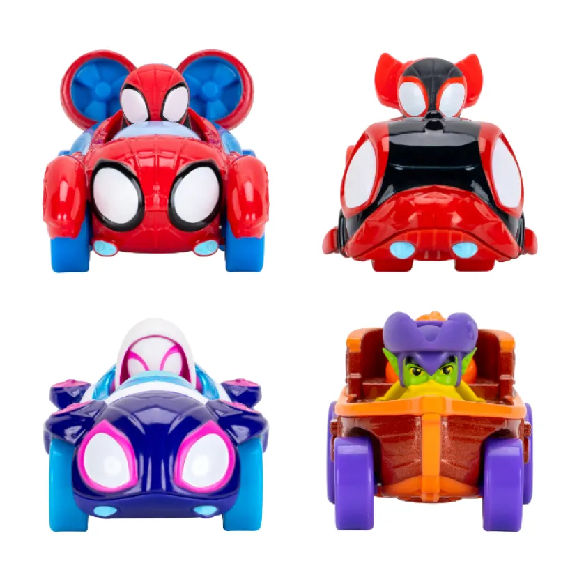 SPIDEY AMAZING METALS CAR 4 pak> Discount