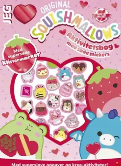 Squishmallows aktivitetsbog 2 med søde stickers> Online