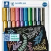 metallic pen 10 ass farver med rund spids>Staedtler Outlet